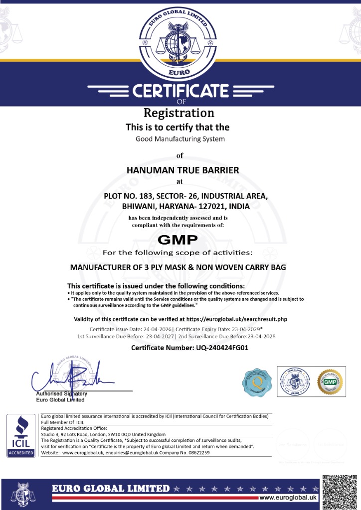 GMP Certificate